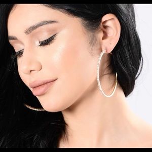 Fashion Nova’s “Through the hoops” earrings